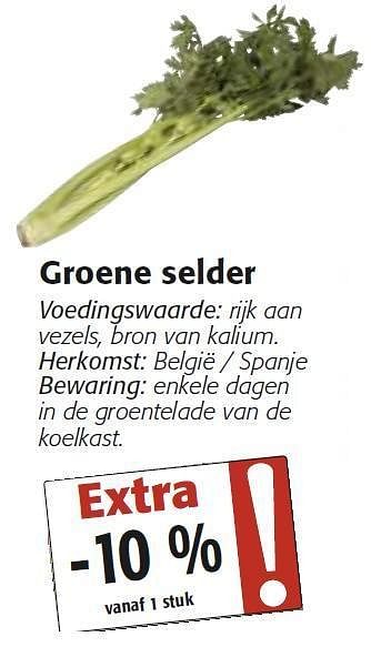 Promoties Groene selder - Huismerk - Colruyt - Geldig van 26/10/2011 tot 08/11/2011 bij Colruyt