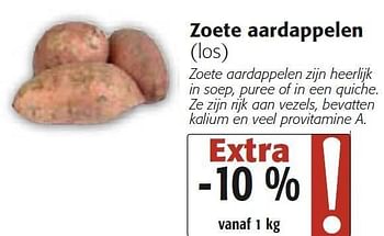 Promoties Zoete aardappelen - Huismerk - Colruyt - Geldig van 26/10/2011 tot 08/11/2011 bij Colruyt