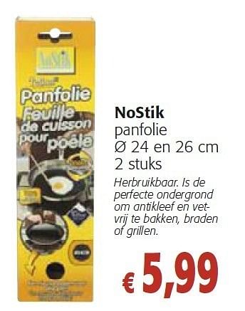 Promoties Nostik panfolie - Nostik - Geldig van 26/10/2011 tot 08/11/2011 bij Colruyt