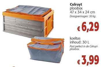 Promotions Colruyt plooibox - Produit maison - Colruyt - Valide de 26/10/2011 à 08/11/2011 chez Colruyt