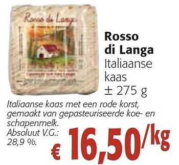 Promoties Rosso di langa - Huismerk - Colruyt - Geldig van 26/10/2011 tot 08/11/2011 bij Colruyt