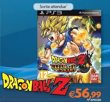 Promotions Dragonball z - Ban Dai - Valide de 28/10/2011 à 07/11/2011 chez Fun