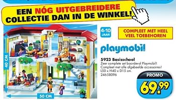 Promoties 5923 basisschool - Playmobil - Geldig van 29/10/2011 tot 31/12/2011 bij Bart Smit