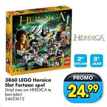 Promoties 3860 lego heroica slot fortaan spel - Lego - Geldig van 29/10/2011 tot 31/12/2011 bij Bart Smit