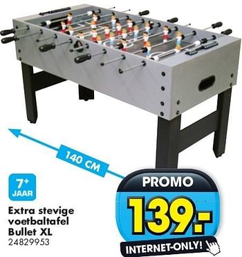 Promoties Extra stevige voetbaltafel bullet xl - Huismerk - Bart Smit - Geldig van 29/10/2011 tot 31/12/2011 bij Bart Smit