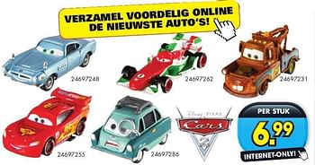 Promoties Alle autootjes van cars 2 - Cars - Geldig van 29/10/2011 tot 31/12/2011 bij Bart Smit