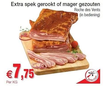 Promoties Extra spek gerookt of mager gezouten - Huismerk - Intermarche - Geldig van 01/11/2011 tot 06/11/2011 bij Intermarche