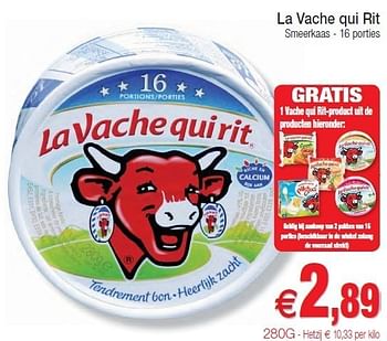 Promoties La vache qui rit smeerkaas - La Vache Qui Rit - Geldig van 01/11/2011 tot 06/11/2011 bij Intermarche