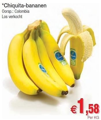 Promoties Chiquita-bananen - Chiquita - Geldig van 01/11/2011 tot 06/11/2011 bij Intermarche