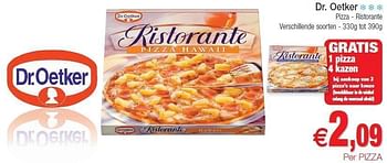 Promoties Dr. oetker pizza - ristorante - Dr. Oetker - Geldig van 01/11/2011 tot 06/11/2011 bij Intermarche