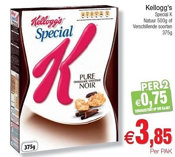 Promoties Kellogg's special k - Kellogg's - Geldig van 01/11/2011 tot 06/11/2011 bij Intermarche