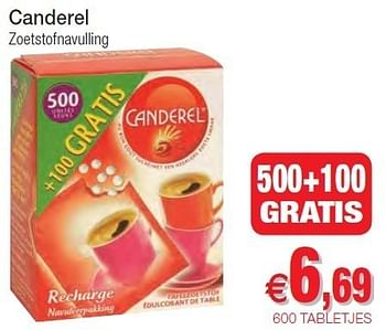 Promoties Canderel zoetstofnavulling - Canderel - Geldig van 01/11/2011 tot 06/11/2011 bij Intermarche