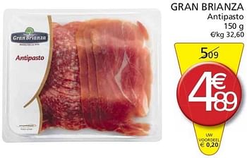 Promoties Gran brianza antipasto - Gran Brianza - Geldig van 01/11/2011 tot 13/11/2011 bij Champion