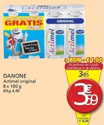 Promotions Danone actimel original - Danone - Valide de 01/11/2011 à 13/11/2011 chez Champion