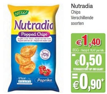 Promoties Nutradia chips - Nutradia - Geldig van 01/11/2011 tot 06/11/2011 bij Intermarche