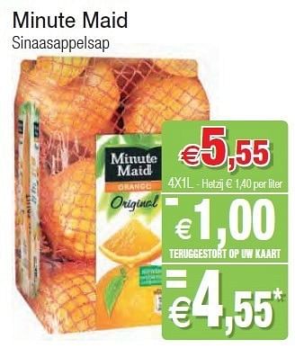 Promoties Minute maid sinaasappelsap - Minute Maid - Geldig van 01/11/2011 tot 06/11/2011 bij Intermarche