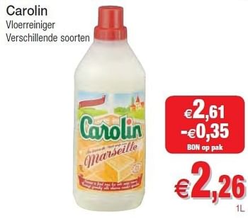 Promoties Carolin vloerreiniger - Carolin - Geldig van 01/11/2011 tot 06/11/2011 bij Intermarche