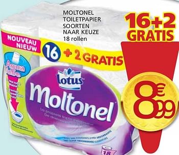 Promoties Moltonel toiletpapier - Moltonel - Geldig van 01/11/2011 tot 13/11/2011 bij Champion