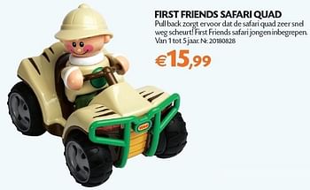 Promoties First friends safari quad - Tolo - Geldig van 01/11/2011 tot 14/11/2011 bij Fun