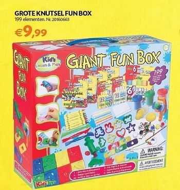 Promotions Grote knutsel fun box - Kid's Toys - Valide de 01/11/2011 à 14/11/2011 chez Fun