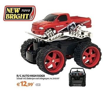 Promoties R-c auto high rider - New Bright Toys - Geldig van 01/11/2011 tot 14/11/2011 bij Fun