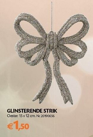Promotions Glinsterende strik - Produit maison - Fun - Valide de 01/11/2011 à 14/11/2011 chez Fun