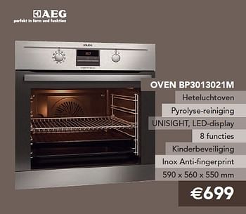 Promotions Oven bp3013021m - AEG - Valide de 01/11/2011 à 30/11/2011 chez ElectronicPartner