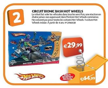 Promotions Circuit bionic bash hot wheels - Hot Wheels - Valide de 01/11/2011 à 07/11/2011 chez Fun