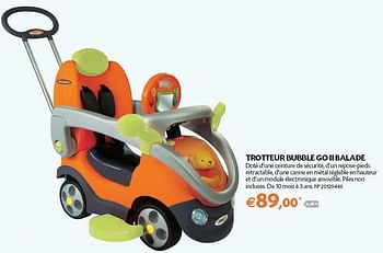 Promotions Trotteur bubble go ii balade - Vtech - Valide de 01/11/2011 à 14/11/2011 chez Fun