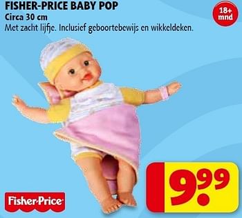Promoties Fisher-price baby pop - Fisher-Price - Geldig van 01/11/2011 tot 06/11/2011 bij Kruidvat