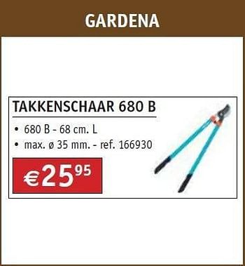 Promoties Takkenschaar 680 b - Gardena - Geldig van 01/11/2011 tot 30/11/2011 bij Bouwcenter Frans Vlaeminck