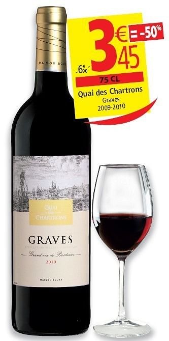 Promoties Quai des chartrons - Rode wijnen - Geldig van 02/11/2011 tot 08/11/2011 bij Match