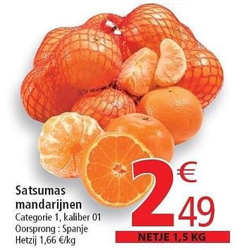 Promoties Satsumas mandarijnen - Huismerk - Match - Geldig van 02/11/2011 tot 08/11/2011 bij Match