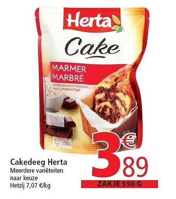 Promoties Cakedeeg herta - Herta - Geldig van 02/11/2011 tot 08/11/2011 bij Match