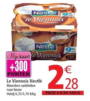 Promoties Le viennois nestlé - Nestlé - Geldig van 02/11/2011 tot 08/11/2011 bij Match