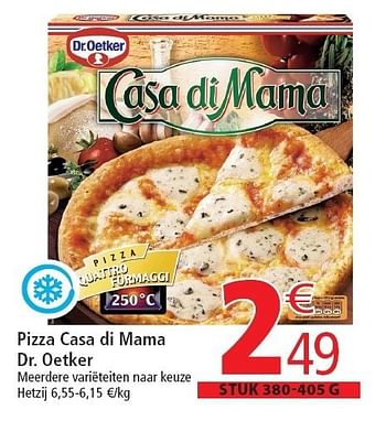 Promotions Pizza casa di mama dr. oetker - Dr. Oetker - Valide de 02/11/2011 à 08/11/2011 chez Match