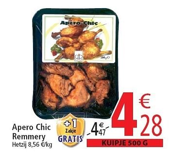 Promoties Apero chic remmery - Huismerk - Smatch - Geldig van 02/11/2011 tot 08/11/2011 bij Match