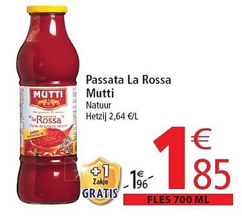 Promotions Passata la rossa mutti - Mutti - Valide de 02/11/2011 à 08/11/2011 chez Match