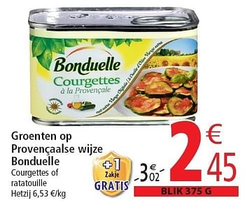 Promoties Groenten op provençaalse wijze bonduelle - Bonduelle - Geldig van 02/11/2011 tot 08/11/2011 bij Match