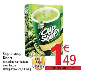 Promoties Cup a soup knorr - Knorr - Geldig van 02/11/2011 tot 08/11/2011 bij Match