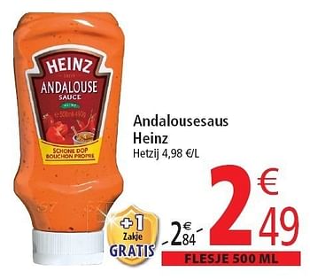 Promoties Andalousesaus heinz - Heinz - Geldig van 02/11/2011 tot 08/11/2011 bij Match