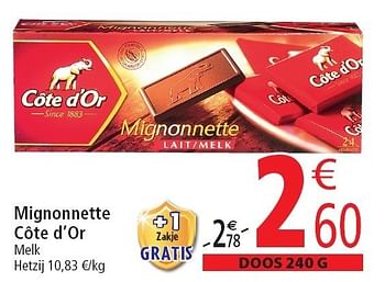 Promoties Mignonnette côte d`or - Cote D'Or - Geldig van 02/11/2011 tot 08/11/2011 bij Match