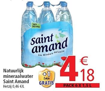 Promoties Natuurlijk mineraalwater saint amand - Saint amand - Geldig van 02/11/2011 tot 08/11/2011 bij Match