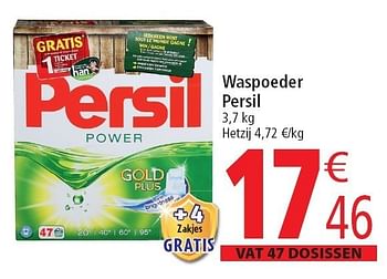 Promoties Waspoeder persil - Persil - Geldig van 02/11/2011 tot 08/11/2011 bij Match