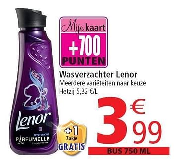 Promoties Wasverzachter lenor - Lenor - Geldig van 02/11/2011 tot 08/11/2011 bij Match
