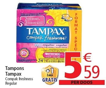 Promoties Tampons tampax - Tampax - Geldig van 02/11/2011 tot 08/11/2011 bij Match