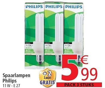 Promotions Spaarlampen philips - Philips - Valide de 02/11/2011 à 08/11/2011 chez Match