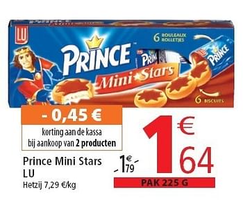 Promoties Prince mini stars lu - Lu - Geldig van 02/11/2011 tot 08/11/2011 bij Match