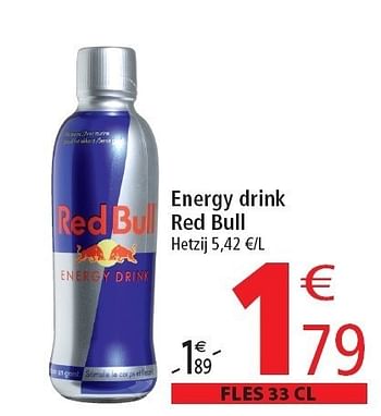 Promoties Energy drink red bull - Red Bull - Geldig van 02/11/2011 tot 08/11/2011 bij Match