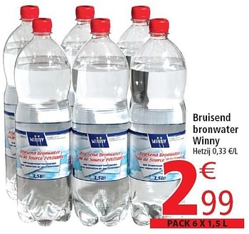 Promoties Bruisend bronwater winny - Winny - Geldig van 02/11/2011 tot 08/11/2011 bij Match